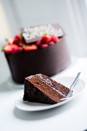 Chocolate Cake Slice Photo Leamington Spa