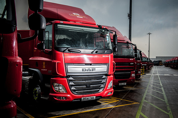 Royal Mail Trucks Image Warwickshire